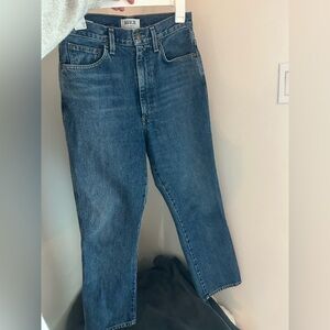 Agolde Pinch Waist Classic Indigo Straight Jeans size 27